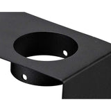 Dual Spotlight Ceiling Fixture - Customizable White Gypsum with Matte Black Accents