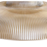 Elegant Telescopic Pendant Light with Amber Glass Shade, Polished Nickel Finish