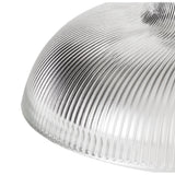 Elegant Glass Sphere Pendant Light in Polished Nickel Finish