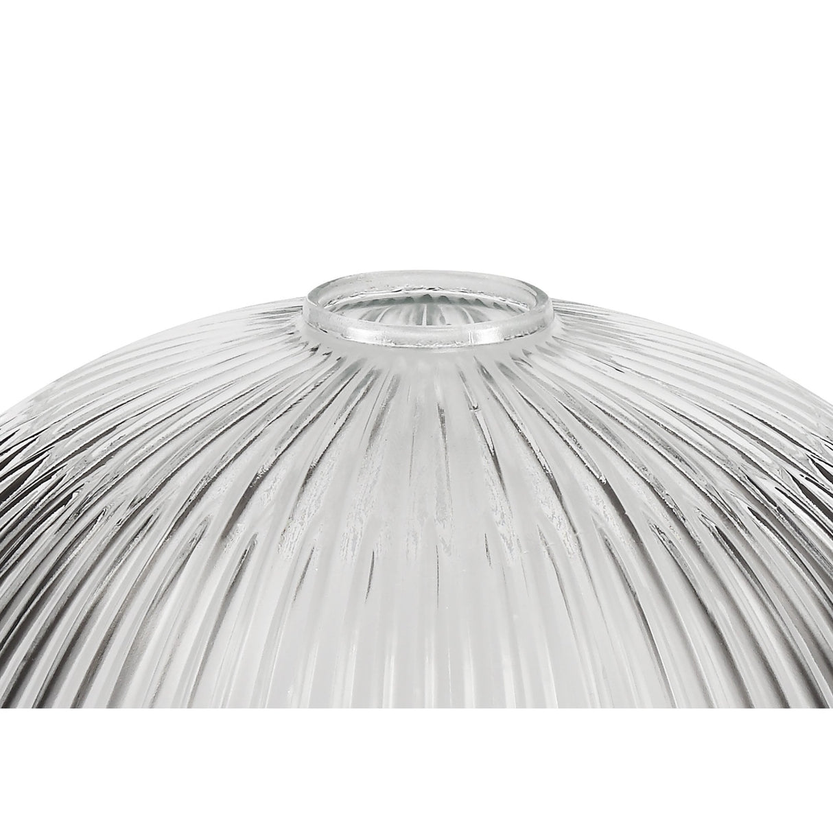 Elegant 1-Light Pendant with 30cm Glass Dome, Polished Nickel Finish