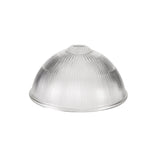 Elegant Polished Nickel Pendant Light with Clear Glass Dome Shade (38cm)