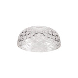 Sleek 1-Light Adjustable Pendant with 30cm Clear Bell Glass Shade, Polished Nickel Finish