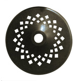 Elegant 35cm Tiffany-Style Pendant with Blue, Cream, and Clear Crystal Shade