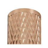 Sleek Rose Gold & Acrylic Spot Ceiling Light Fixture, GU10 Mount