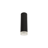 Sleek 20cm Sand Black Surface Mounted Ceiling Light with Acrylic Ring