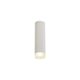 Minimalist Sand White Ceiling Spotlight with Acrylic Accent