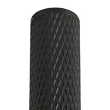 Modern Sand Black 30cm GU10 Ceiling Light with Acrylic Ring