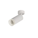 Modern Sand White Surface Spotlight GU10 with Acrylic Ring