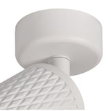 Modern Sand White Surface Spotlight GU10 with Acrylic Ring