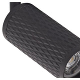 Modern Sand Black Track Spotlight with Acrylic Accent Ring