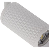 Modern Sand White Track Spotlight with Acrylic Accents