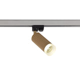 Champagne Gold GU10 Track Light with Acrylic Accent