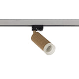 Champagne Gold GU10 Track Light with Acrylic Accent