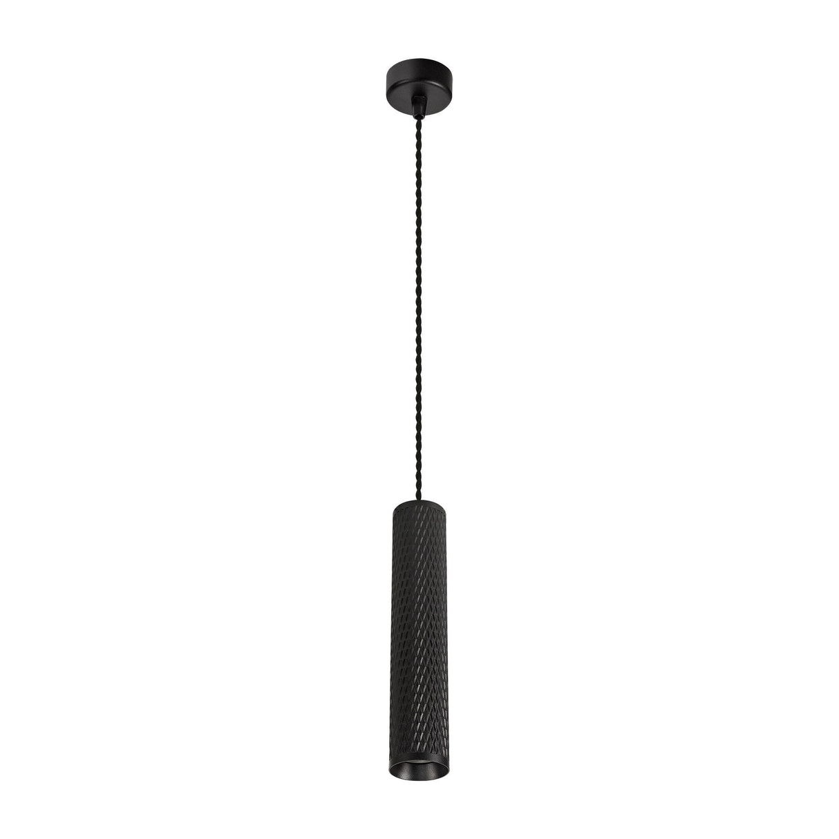 30cm Sand Black Pendant Light with GU10 Spotlight Compatibility
