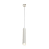 Elegant Sand White Pendant Light with Acrylic Accent, 30cm, GU10
