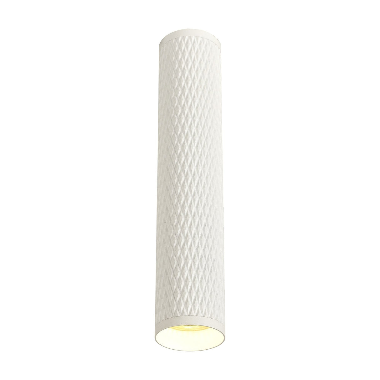 Elegant Sand White Pendant Light with Acrylic Accent, 30cm, GU10