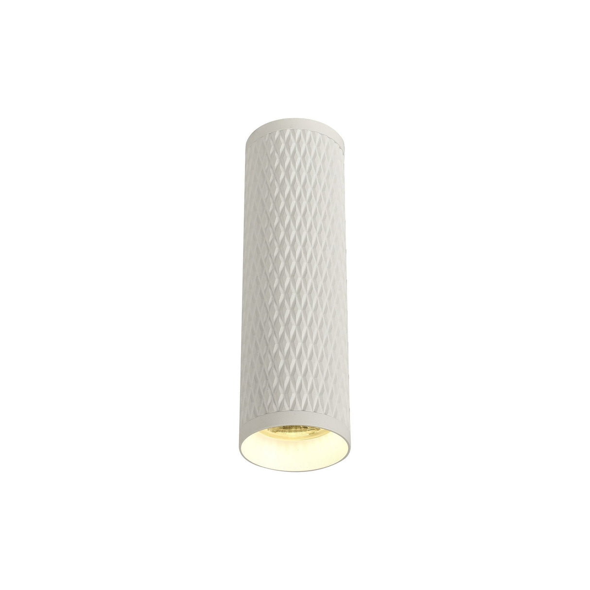 Contemporary Sand White Pendant Light with Adjustable Drop