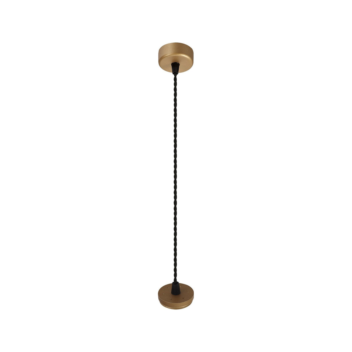 Champagne Gold Acrylic Ring 20cm Pendant Light with Adjustable Drop
