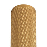 Champagne Gold Acrylic Ring Pendant Light, 1-Light GU10, 30cm Diameter