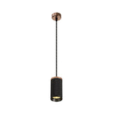 Elegant Rose Gold and Sand Black 11cm Pendant Light