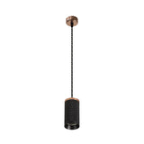 Elegant Rose Gold and Sand Black 11cm Pendant Light