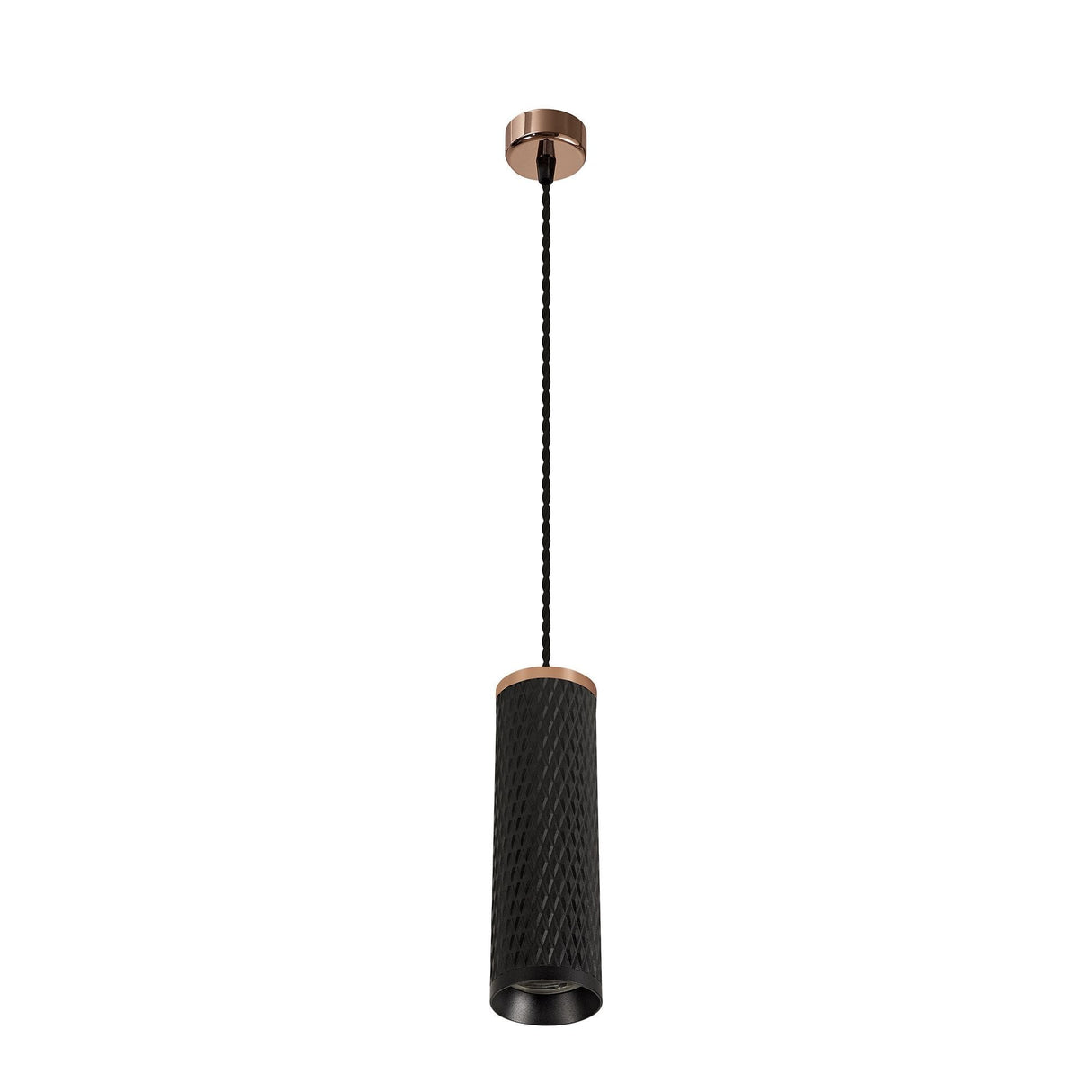 Elegant 20cm Rose Gold Pendant Light with Adjustable Drop