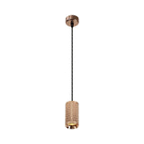 Elegant Rose Gold and Sand Black GU10 Pendant Light (30cm)