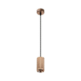 Elegant Rose Gold and Sand Black GU10 Pendant Light (30cm)