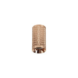 Elegant Rose Gold and Sand Black GU10 Pendant Light (30cm)