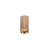 Elegant Rose Gold and Sand Black GU10 Pendant Light (30cm)