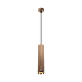 Elegant Rose Gold Pendant Light with Adjustable Drop
