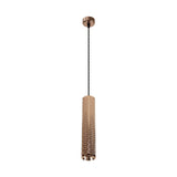 Elegant Rose Gold Pendant Light with Adjustable Drop