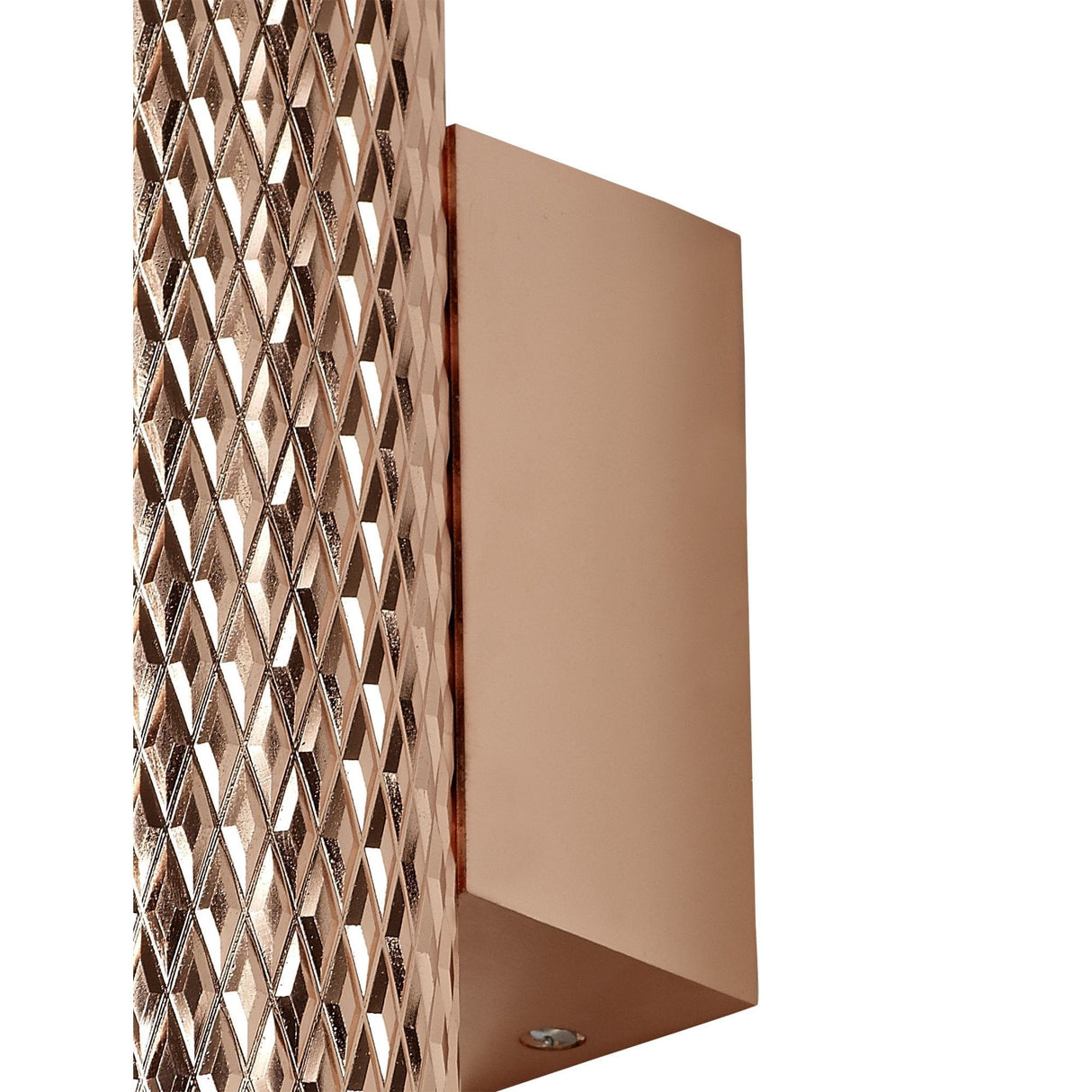 Contemporary Rose Gold Wall Light with Acrylic Rings and Dual GU10 Fixtures