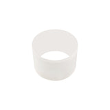 Contemporary Rose Gold Wall Light with Acrylic Rings and Dual GU10 Fixtures