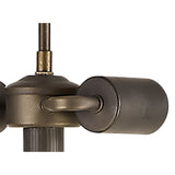 Elegant Leaf Motif Floor Lamp with Tiffany Shade in Aged Brass and Crystal Accents