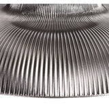 Triple Light Adjustable Pendant with 30cm Smoked Glass Shades, Polished Nickel Finish