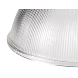 Elegant Triple Light Pendant with Clear Dome Glass and Polished Nickel Finish