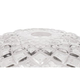 Elegant Triple Pendant Light with Clear Bell Glass Shades in Polished Nickel Finish