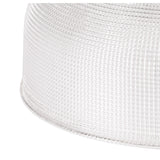 Triple Light Adjustable Pendant with Prismatic Glass Shades in Polished Nickel Finish