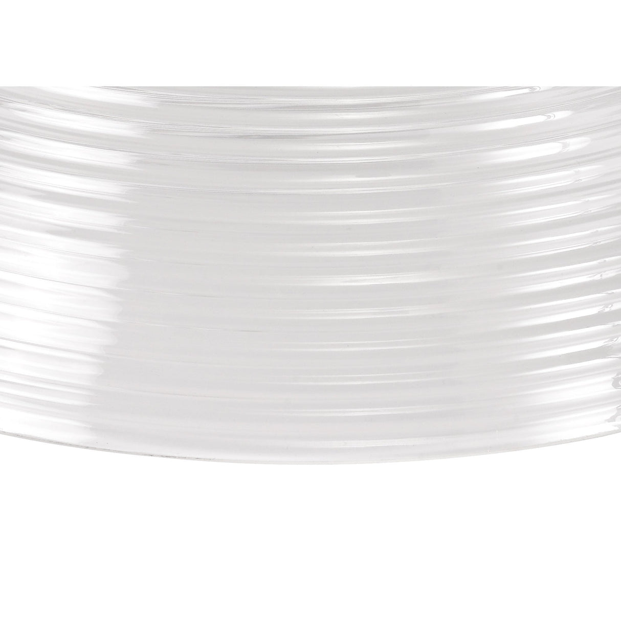 Polished Nickel & Clear Glass Pendant with Prismatic Shade Trio