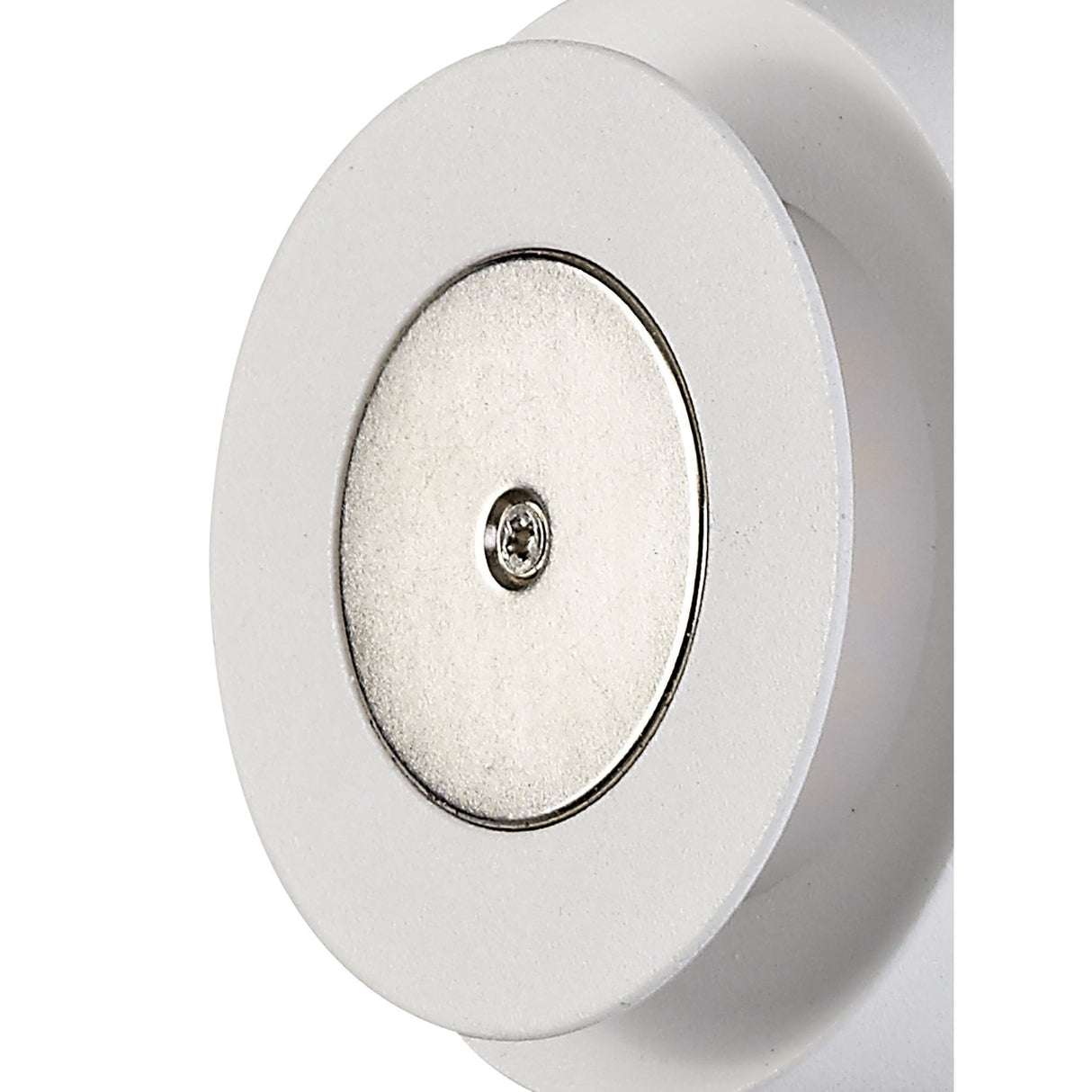 Glamorous LED Wall Lamp with Magnetic Base, 12W 3000K 498lm, Diamond Design in Sand White