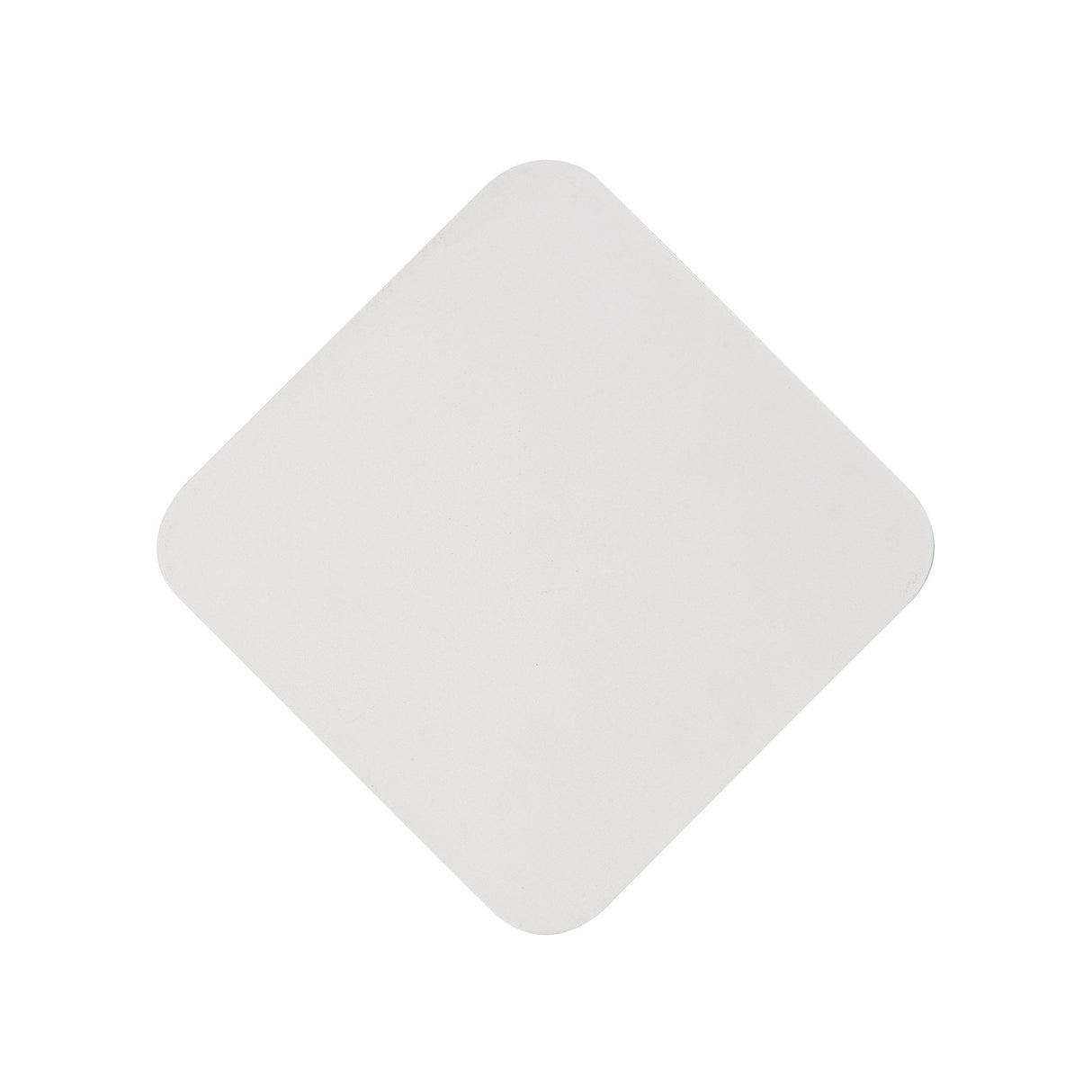 12W LED Diamond Shape Magnetic Wall Lamp, Sand White Finish, Warm White Light, 200mm