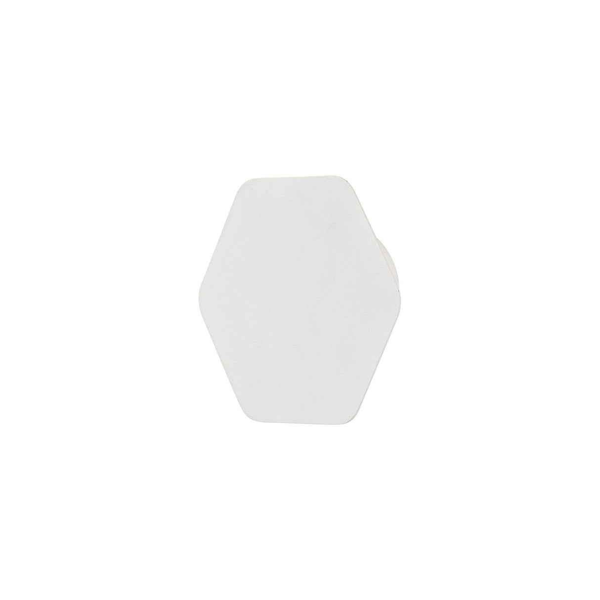 12W LED Hexagonal Magnetic Wall Lamp, Sand White Finish
