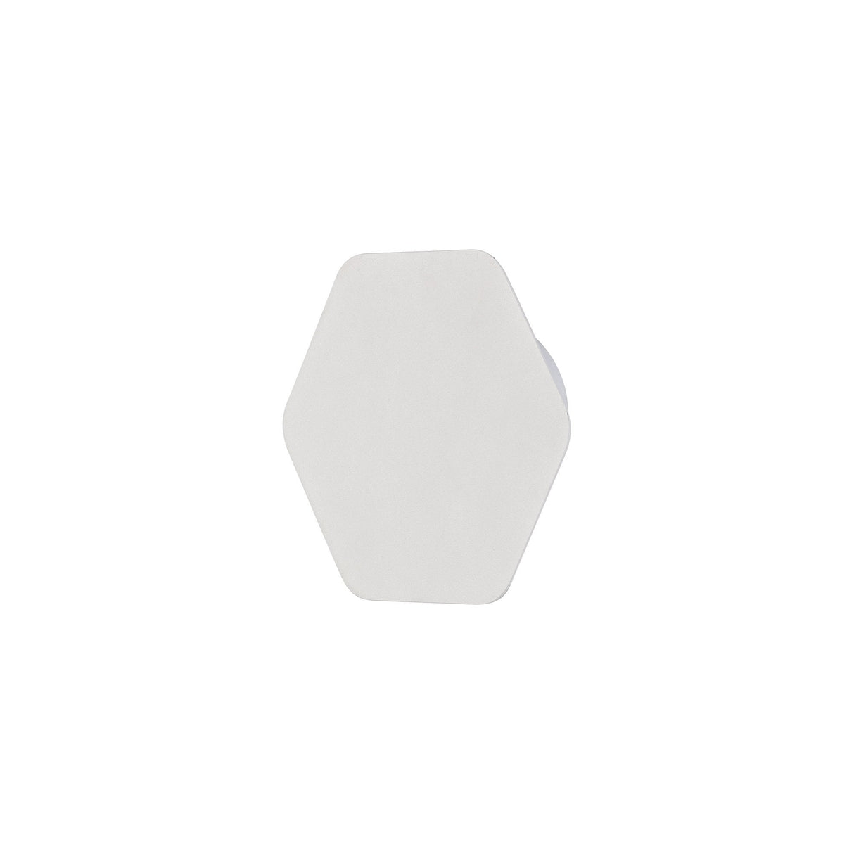12W LED Hexagonal Magnetic Wall Lamp, Sand White Finish