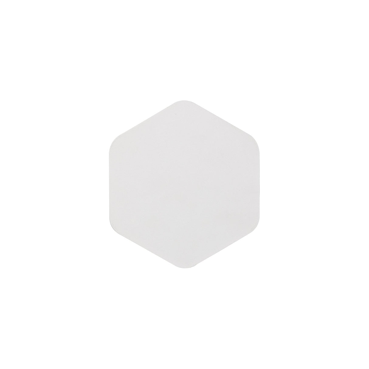 Hexagonal LED Wall Light, 12W, 3000K, Sand White Finish