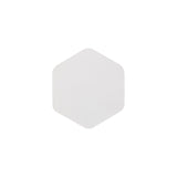 Hexagonal LED Wall Light, 12W, 3000K, Sand White Finish