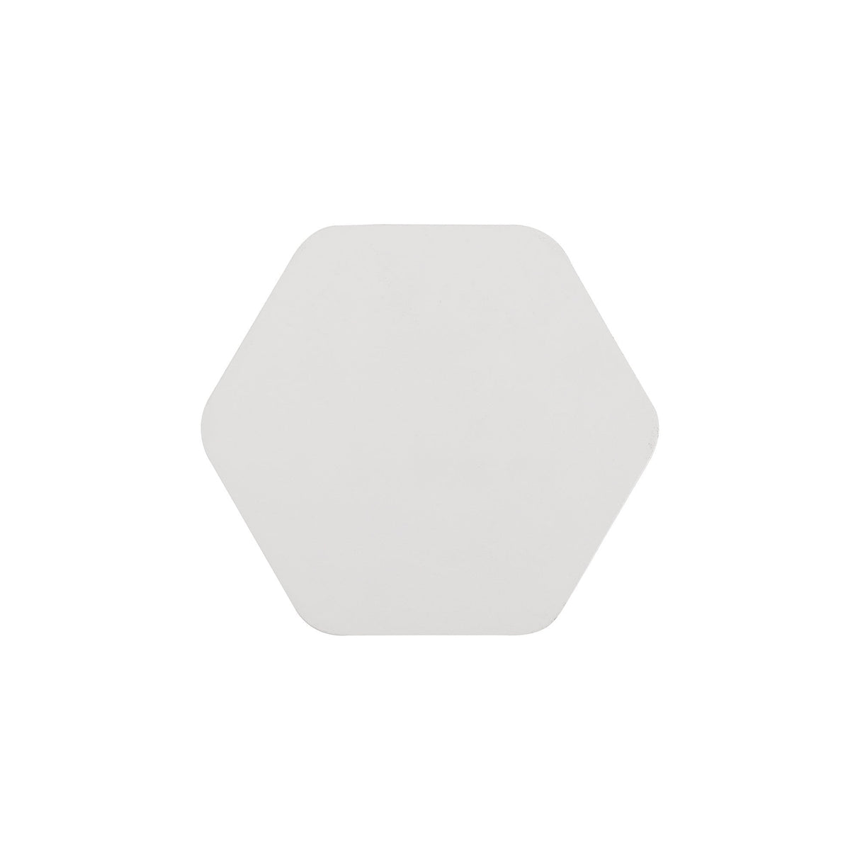 Hexagonal LED Wall Light, 12W, 3000K, Sand White Finish