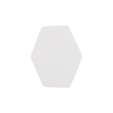 Sand White Hexagonal LED Wall Lamp with Magnetic Base, 3000K Warm White, 498lm - 20cm Horizontal Fixture