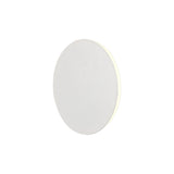 Elegant Round Wall Lamp with Magnetic Base - 12W LED, Sand White Finish