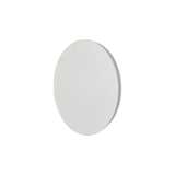 Elegant Round Wall Lamp with Magnetic Base - 12W LED, Sand White Finish